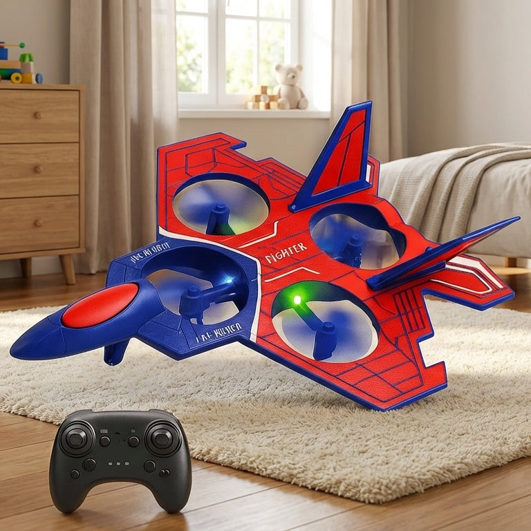 RC Combat Aircraft Drone – Remote Control Flying Jet Toy for Kids