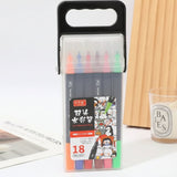 Twin Double Headed Water Color Markers - 18 PCS Set (605-18)