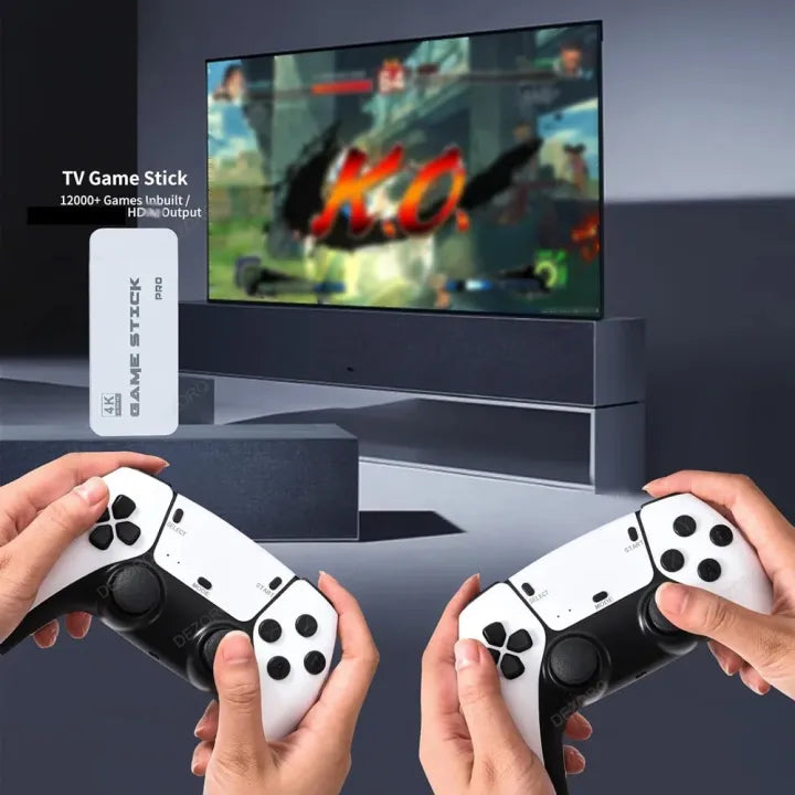 M15 4K Retro Game with Dual 2.4G Wireless Controllers