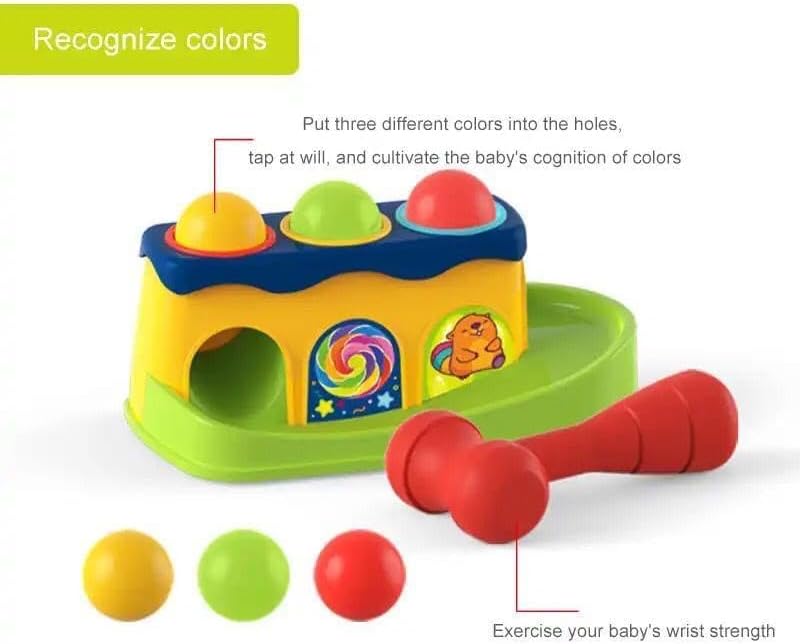 Huanger Knock Ball Hammer Toy for Kids (HE0290)