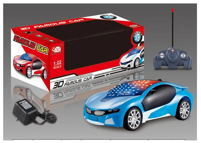 Rechargeable RC Famous Car with 3D Lights & Spray (6506CH)