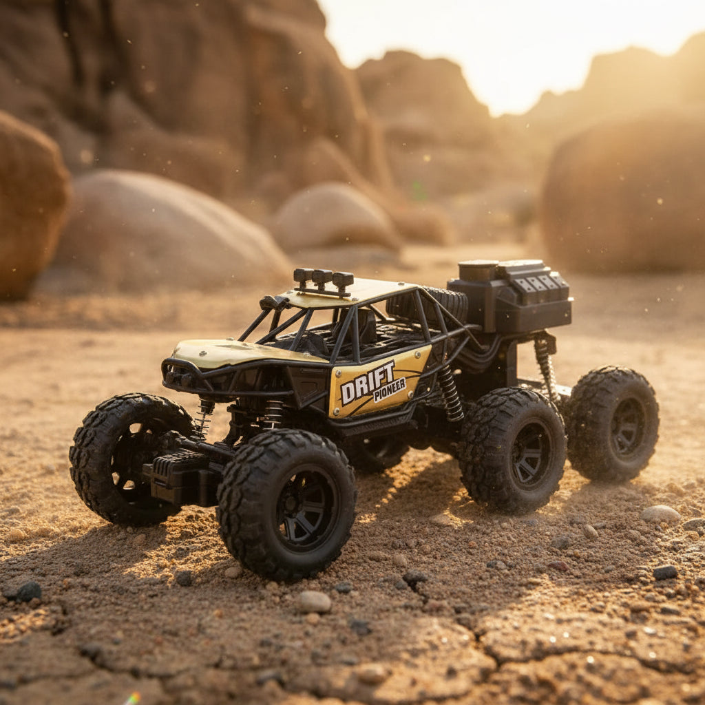 RC Spray Rock Crawler Jeep 1:18 Scale (299B)