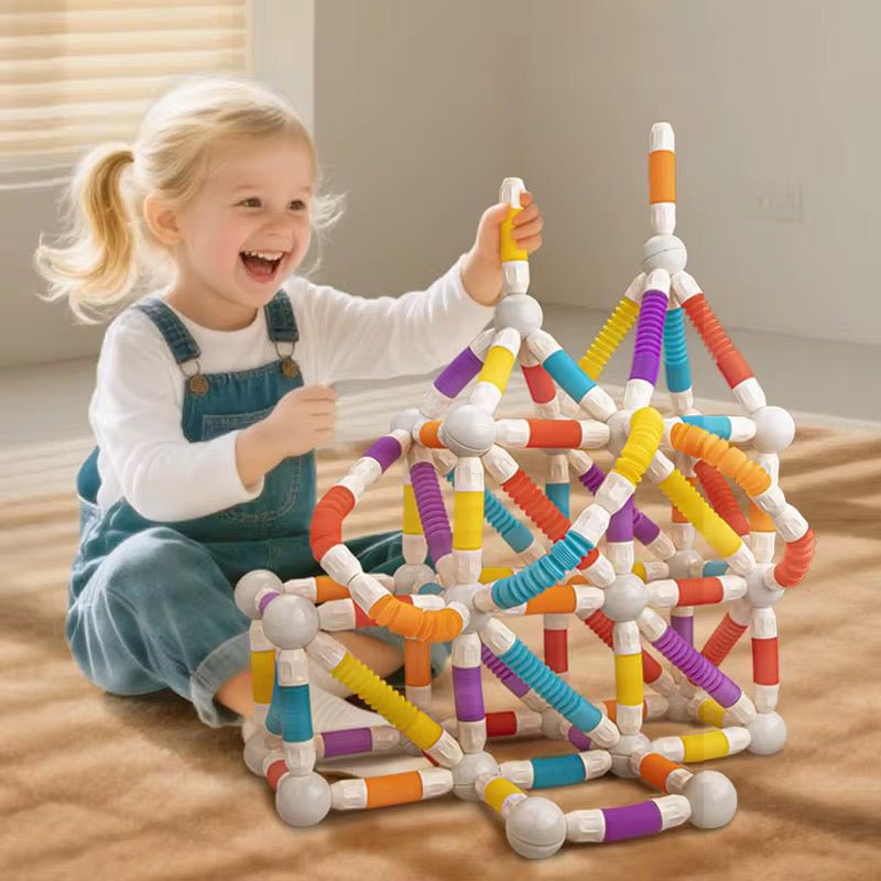 Flexible Magnetic Tube Building Blocks - 36pcs (158-40)