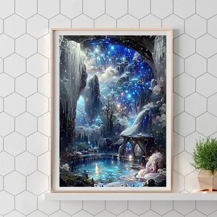 Large 5D Diamond Painting Kit For Home Decoration (Random Designs)