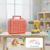 Creative 3D Drill Toy Set Space Simulation Screw Tool Box Random (232pcs)
