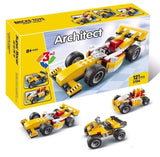 Architect Super Racer 3-in-1 Building Blocks Set – (121 Pieces | 3106)