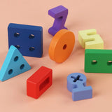 Wooden Number Board – Counting Sorting & Stacking Learning Toy for Kids (2025-19)