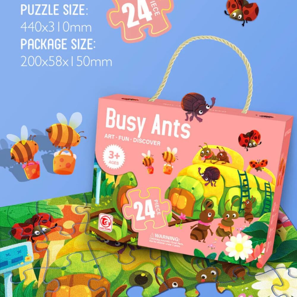 24 Pcs Art Puzzle for Kids (Random | 8862)