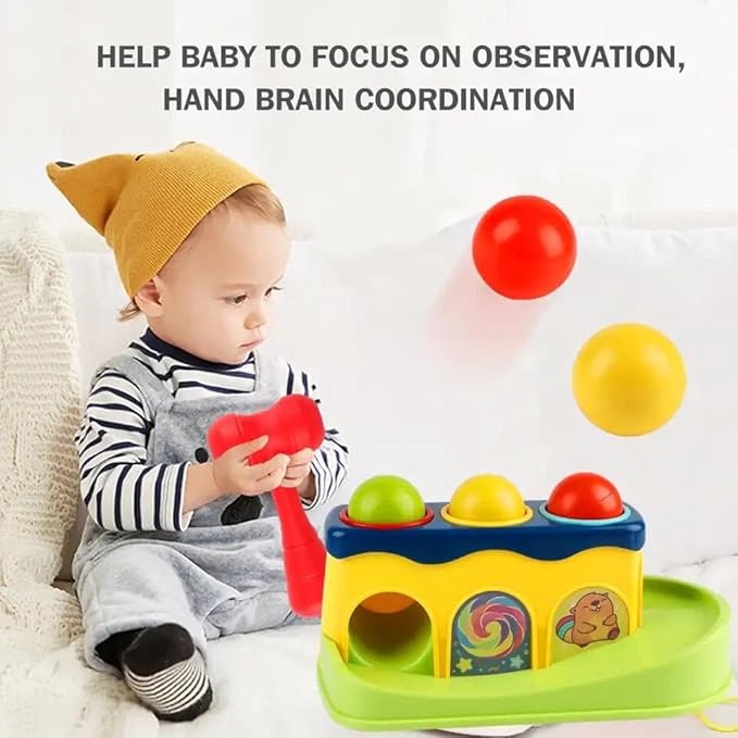 Huanger Knock Ball Hammer Toy for Kids (HE0290)