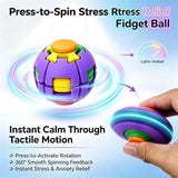 Colorful 3D Printed Press Fidget Spinner Ball (Random Color | 223)