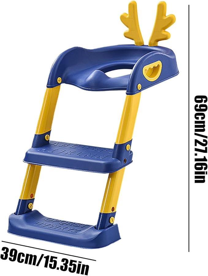 Toilet Seat with 2 Step Ladder | Toilet Trainer For Kids