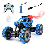 2.4GHz RC Stunt Climbing Truck with Smoke & LED Lights (Random Color | 3688-P116A)