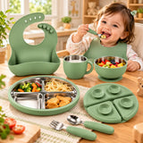 Stainless Steel Baby Feeding Set 6pcs (CC214)