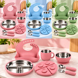 Stainless Steel Baby Feeding Set 6pcs (CC214)