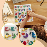 Wooden Arabic/Urdu Alphabet Puzzle Board (2025-46)