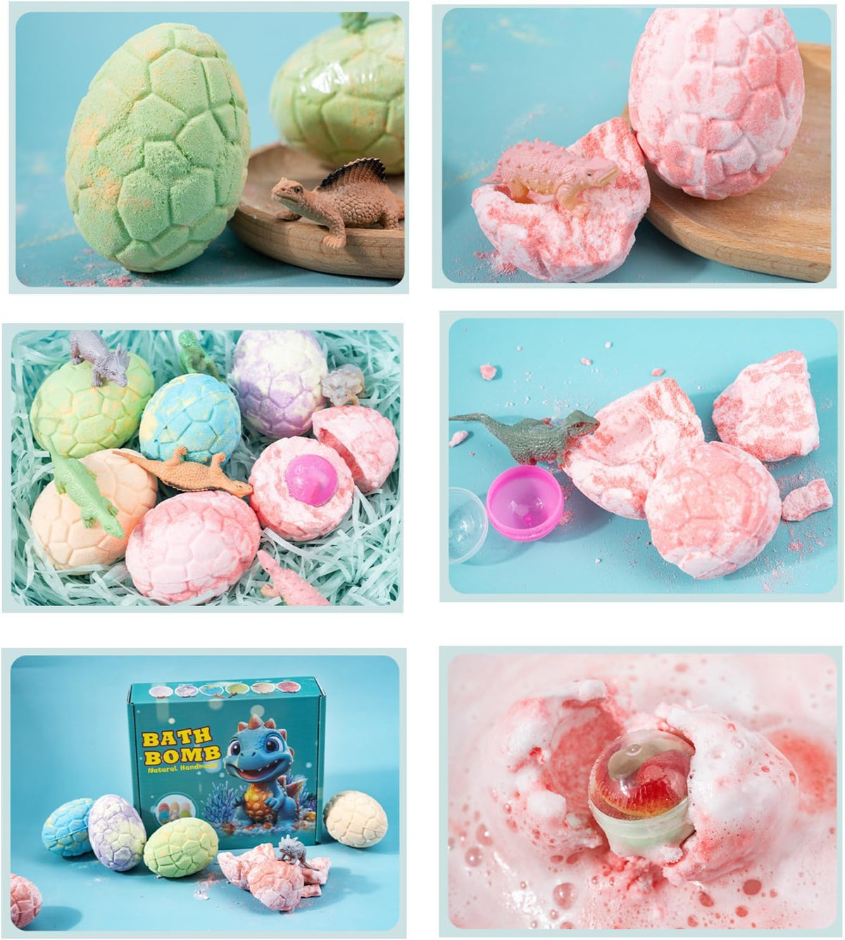 Kids Bath Bombs with Surprise Toys Inside (KL9006)