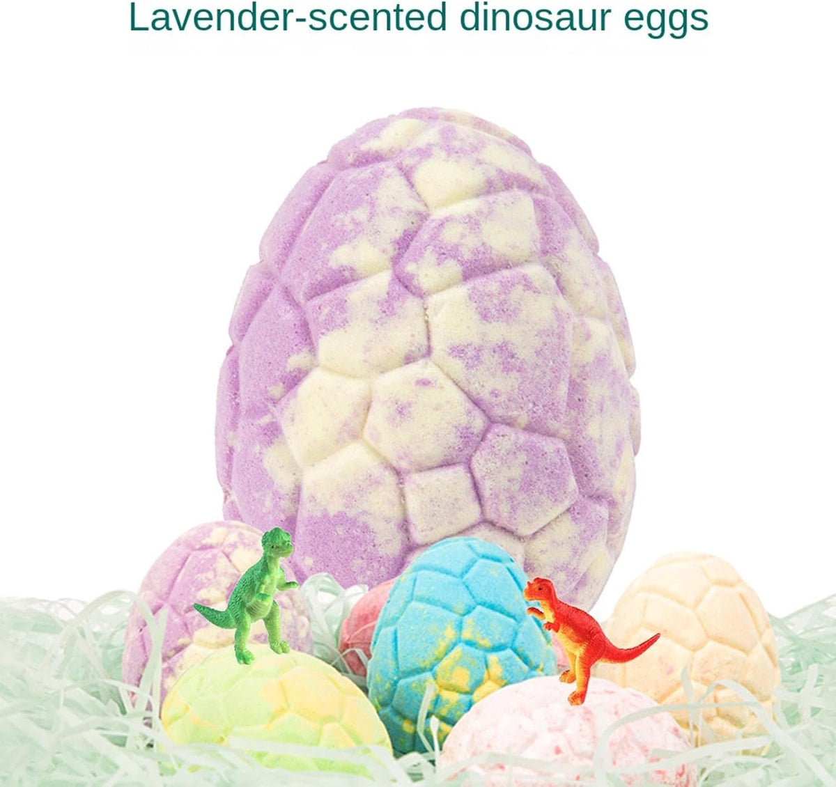 Kids Dino Egg Bath Bombs with Surprise Toys Inside  (KL9004)