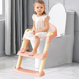 Toilet Seat with 2 Step Ladder | Toilet Trainer For Kids