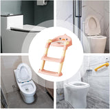 Toilet Seat with 2 Step Ladder | Toilet Trainer For Kids