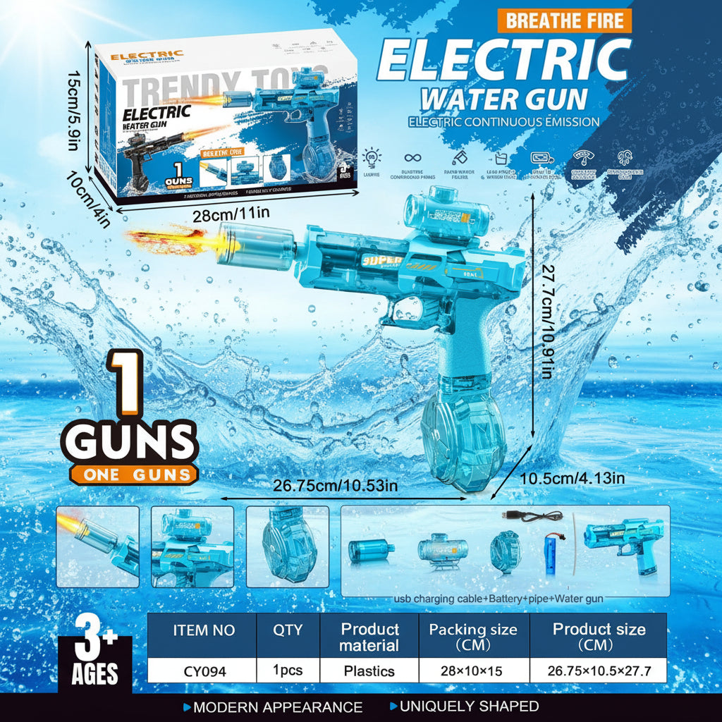 Electric Automatic Water Gun for Kids (CY085)