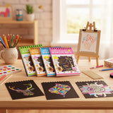 Magic Scratch Art Notebook Set for Kids (E-0014)