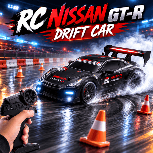 RC Drift Car for Kids – 2.4GHz High Speed Racing Toy Car with LED Lights 