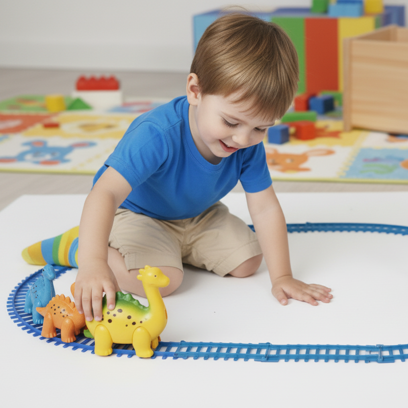 Multicolor Dinosaur Train Track Set (3315A)