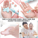 Disposable Paper Soap Flakes for Hand Wash (WN-0381)