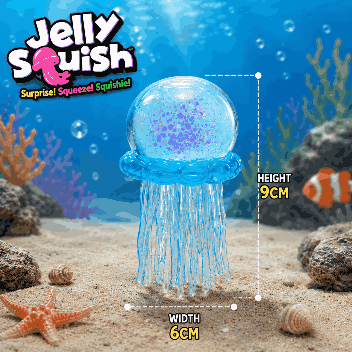 Jelly Squish Stretchy Stress Relief Fidget Toy