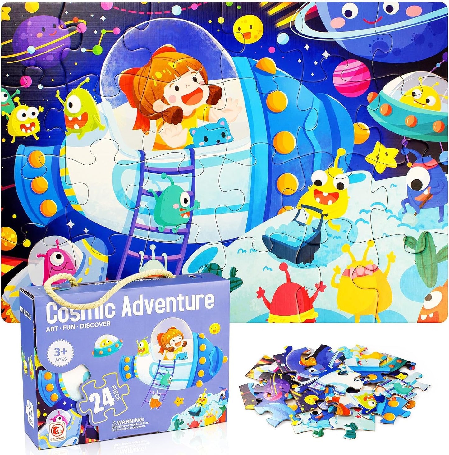 24 Pcs Art Puzzle for Kids (Random | 8862)
