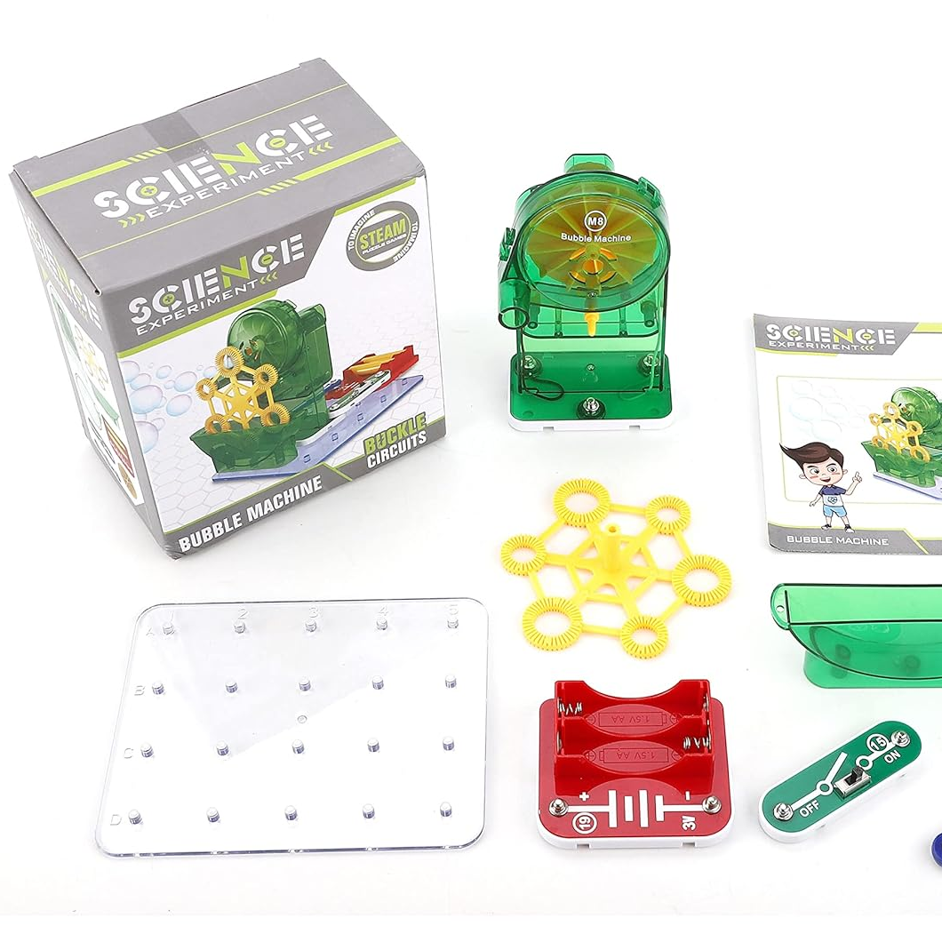 Bubble Machine LED Science Experiment Kit for Kids