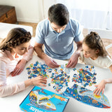 128 Pcs Shaped Jigsaw Puzzle for Kids (Random | AK2121)