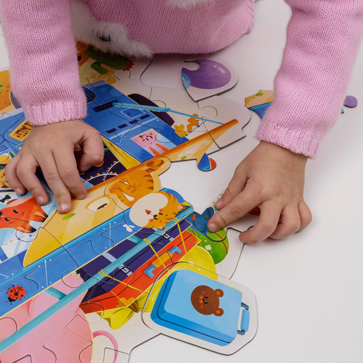 53 Pcs Camper Car Puzzle Set for Kids (88727)