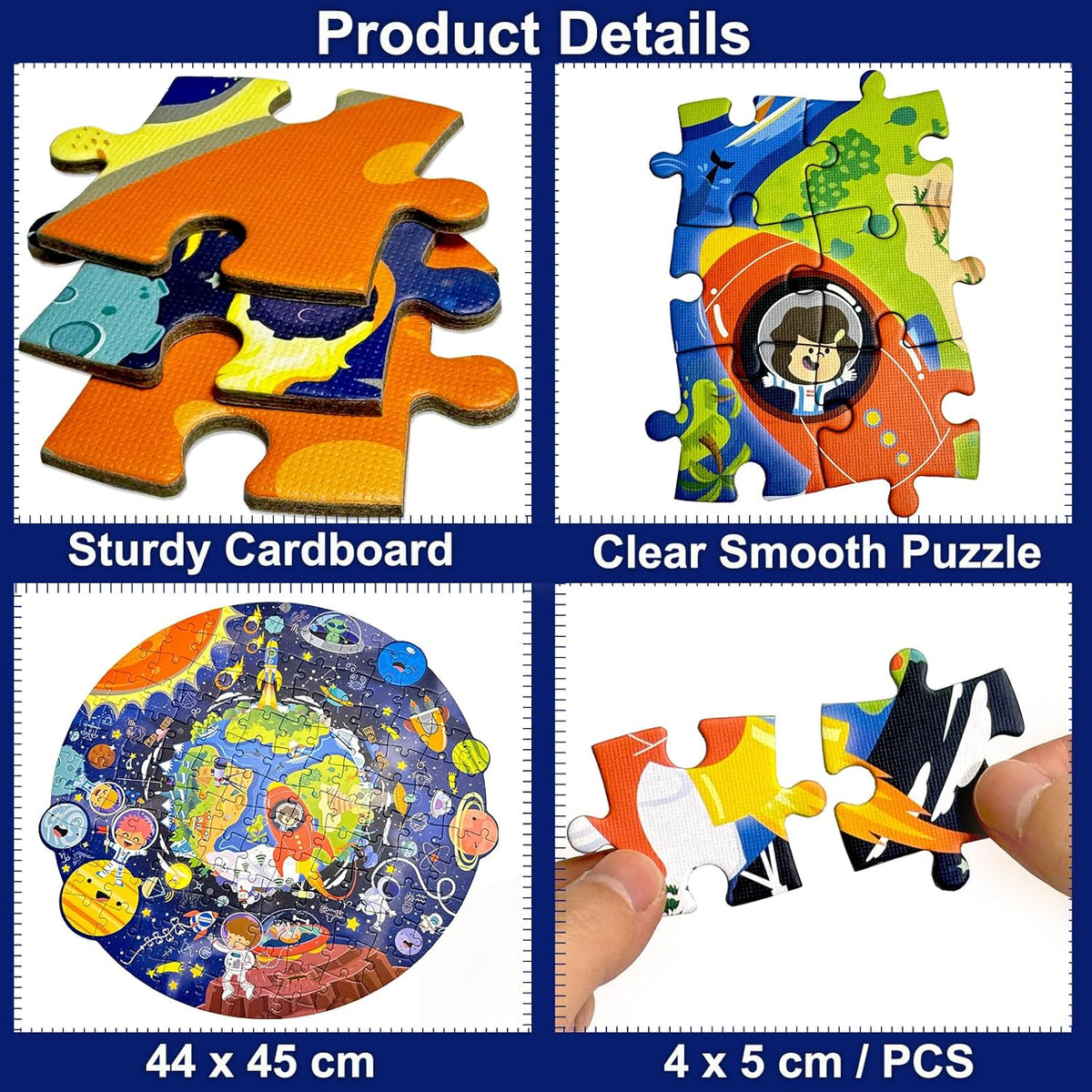 128 Pcs Shaped Jigsaw Puzzle for Kids (Random | AK2121)