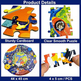128 Pcs Shaped Jigsaw Puzzle for Kids (Random | AK2121)