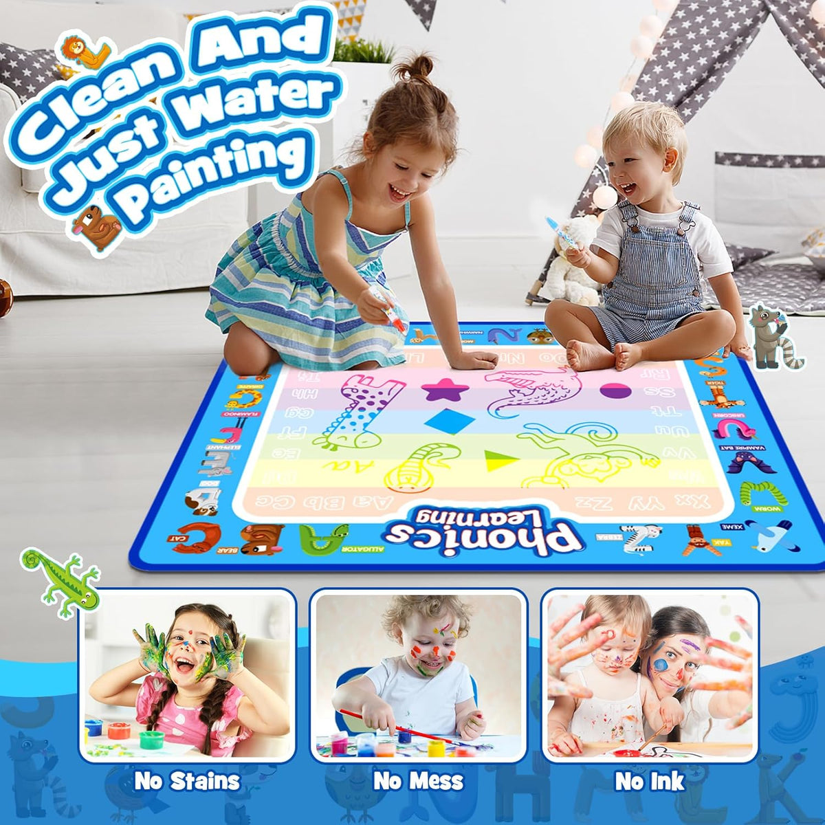 Magical Water Canvas Doodle Mat For Kids