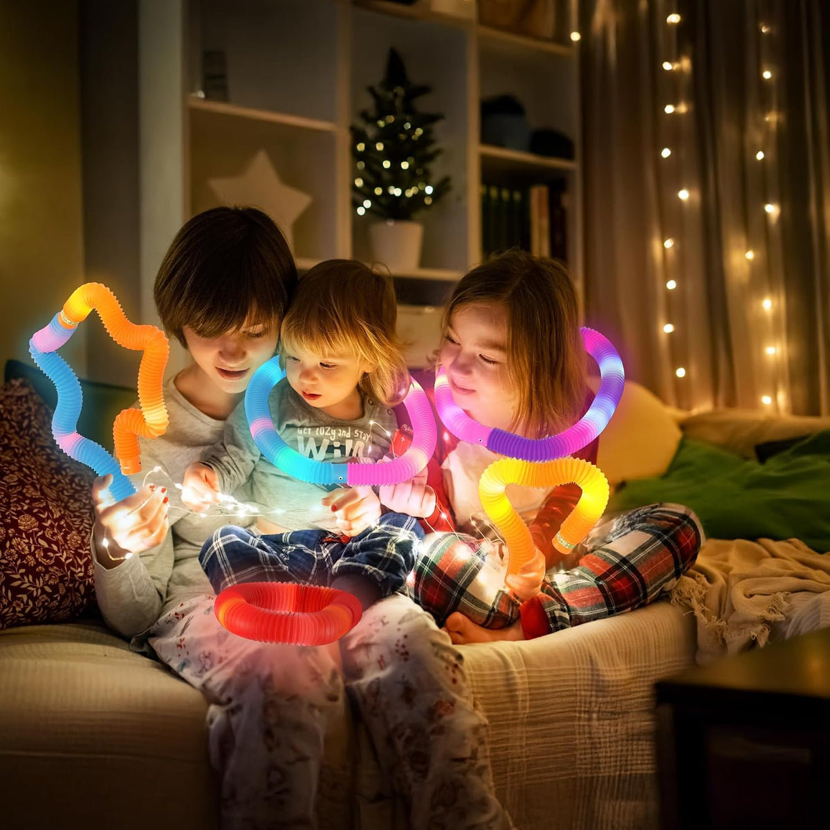 Pop Tubes Glow Sticks For Kids (104-6LG)