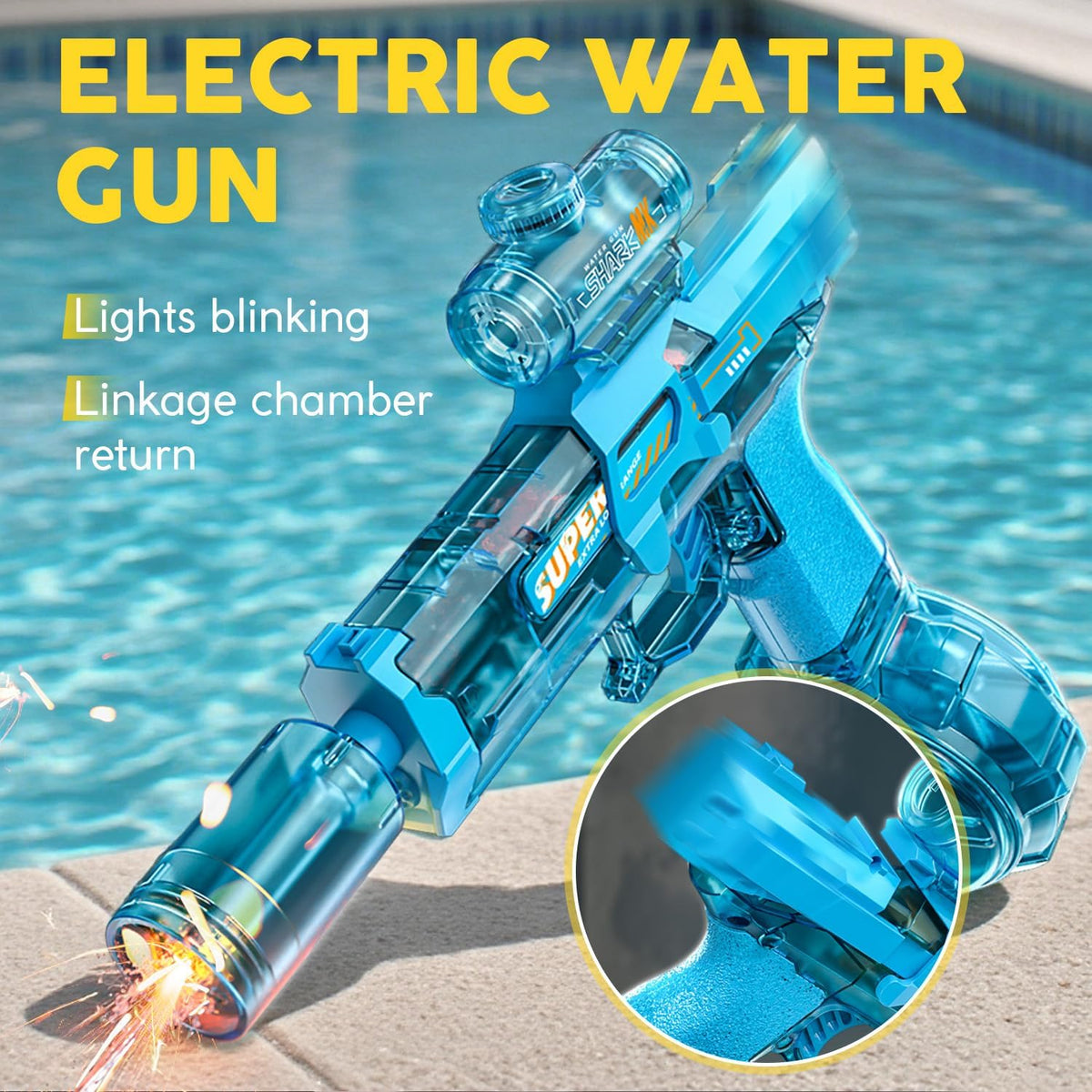 Electric Automatic Water Gun for Kids (CY085)