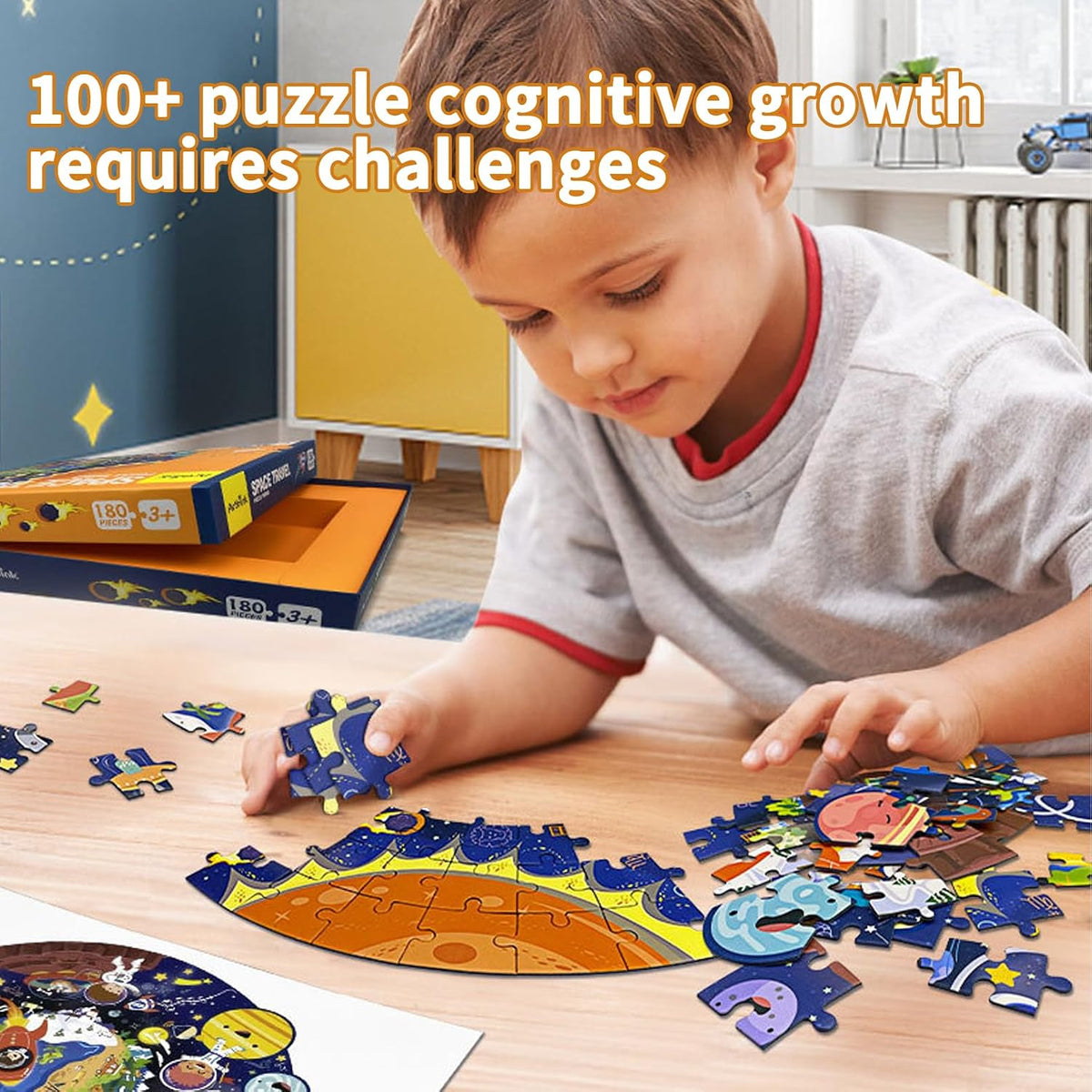 128 Pcs Shaped Jigsaw Puzzle for Kids (Random | AK2121)