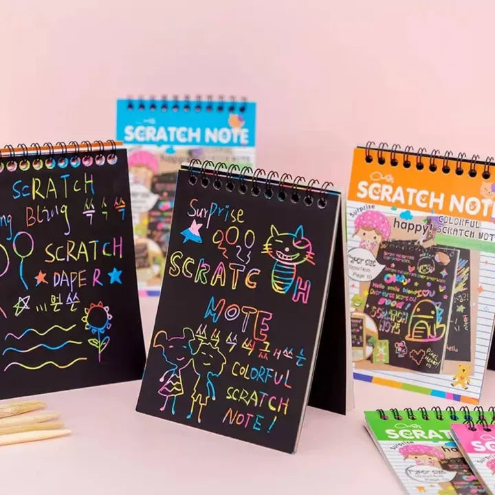Magic Scratch Art Notebook Set for Kids (E-0014)