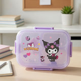 Three Compartment Stainless Steel Lunch Box (Random Color) 029-5
