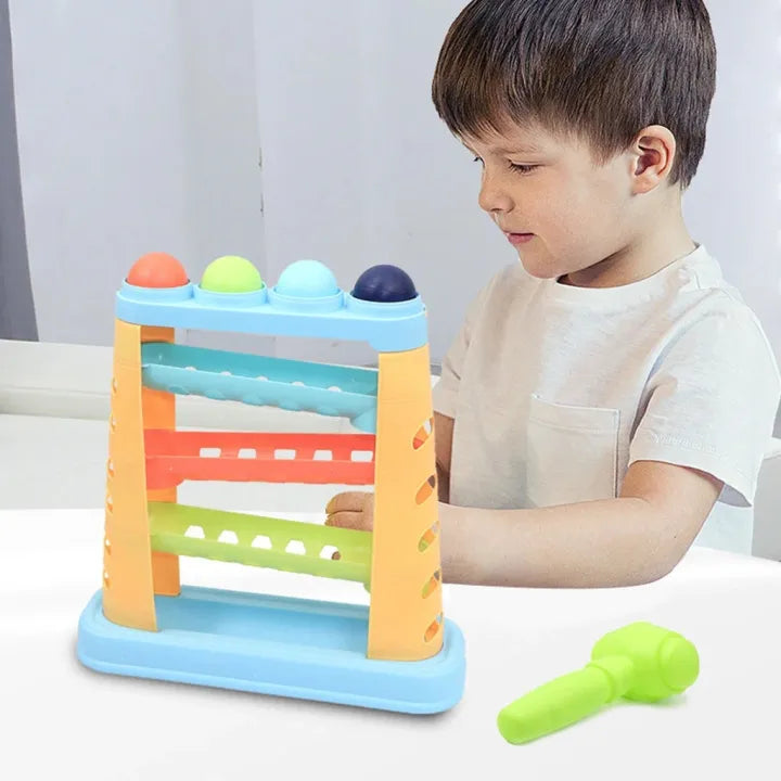 Baby Hammer & Roll Ball Pounding Toy Set for Kids