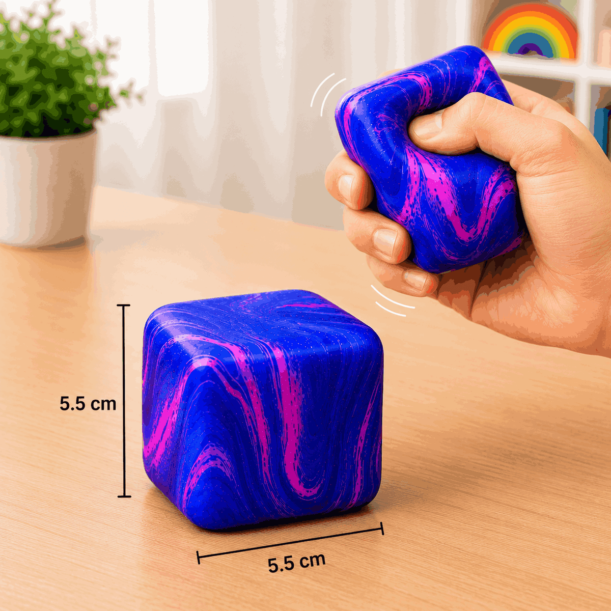 Squeeze Cube Stress Relief Toy Random (JSS |JSSR)