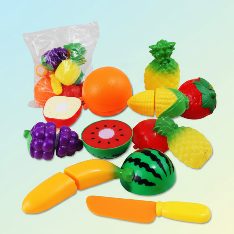 Fruit cutting play toy set - Toynix.pk