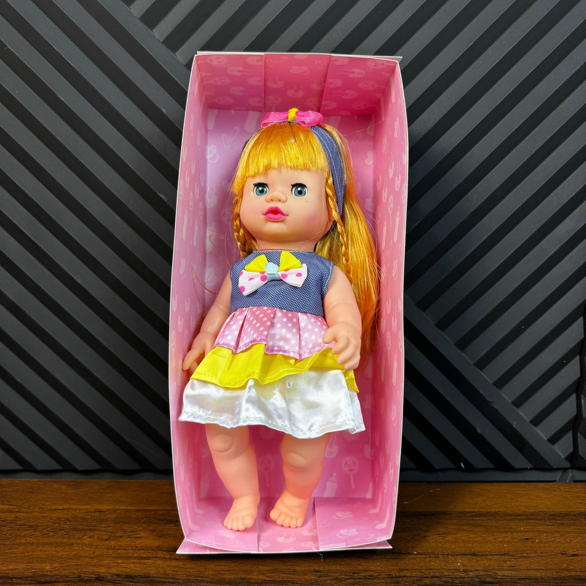 Baby Doll Happy Every Day with Feeding Bottle & Music (8933A)