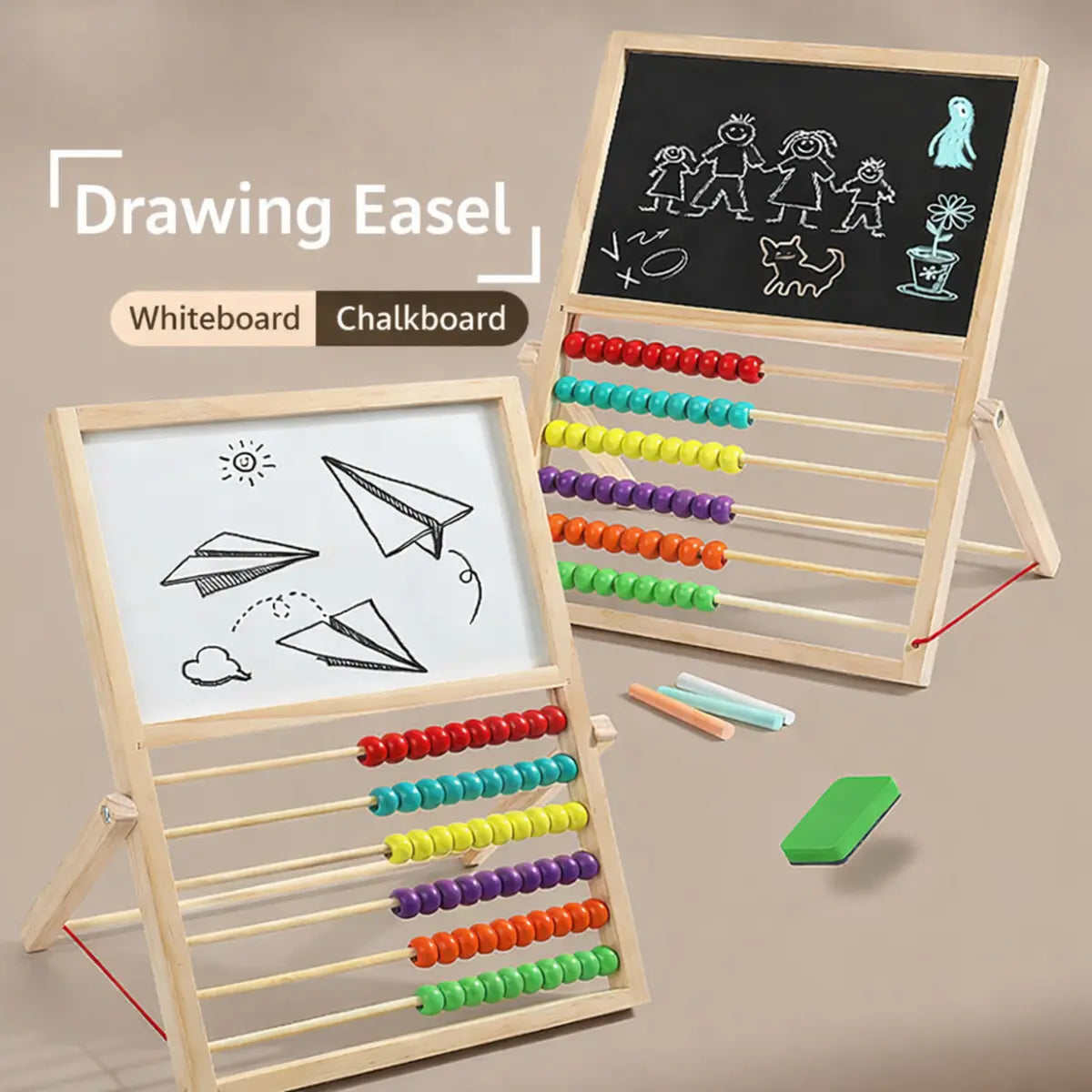 Math Abacus & Multi-purpose Drawing Board For Kids (2025-37)