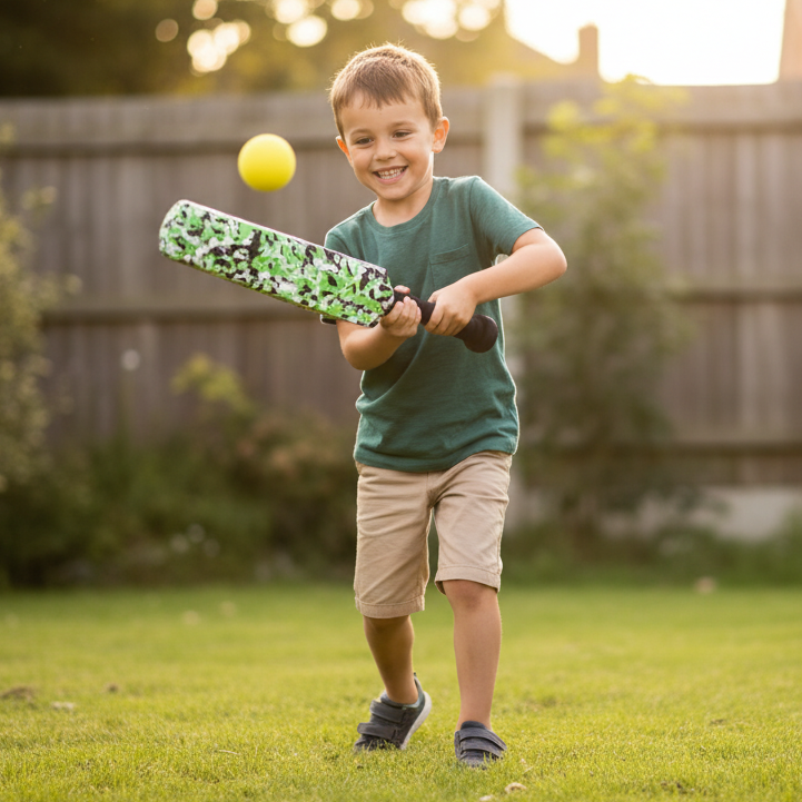 Kids Foam Cricket Bat & Ball Play Set - Toynix.pk