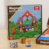 Minecraft Magnetic Building Blocks Cubes (100 Pcs | ZH019)