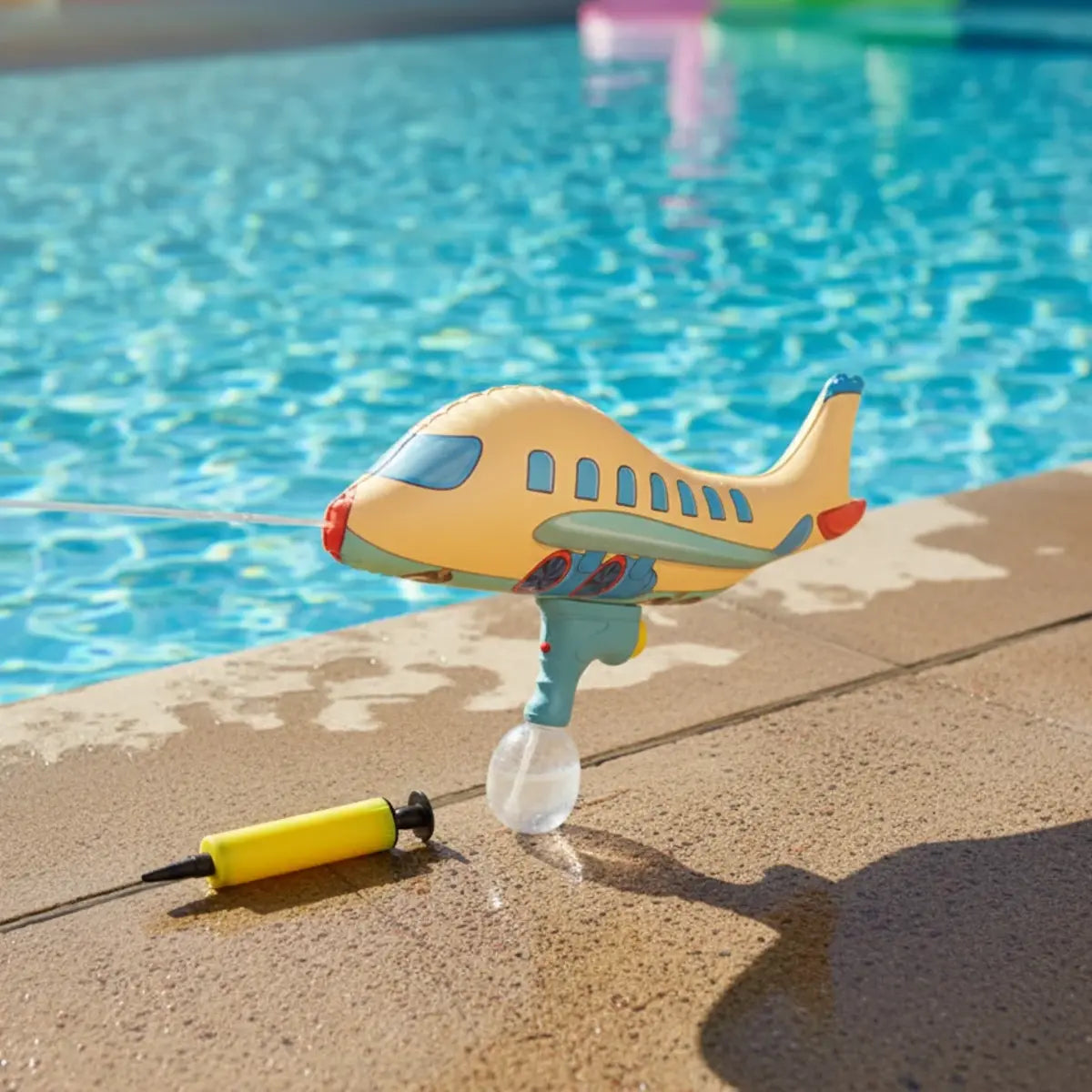 Airplane Electric Water Gun Toy for Kids with 7 to 8 Meter Water Spray Range