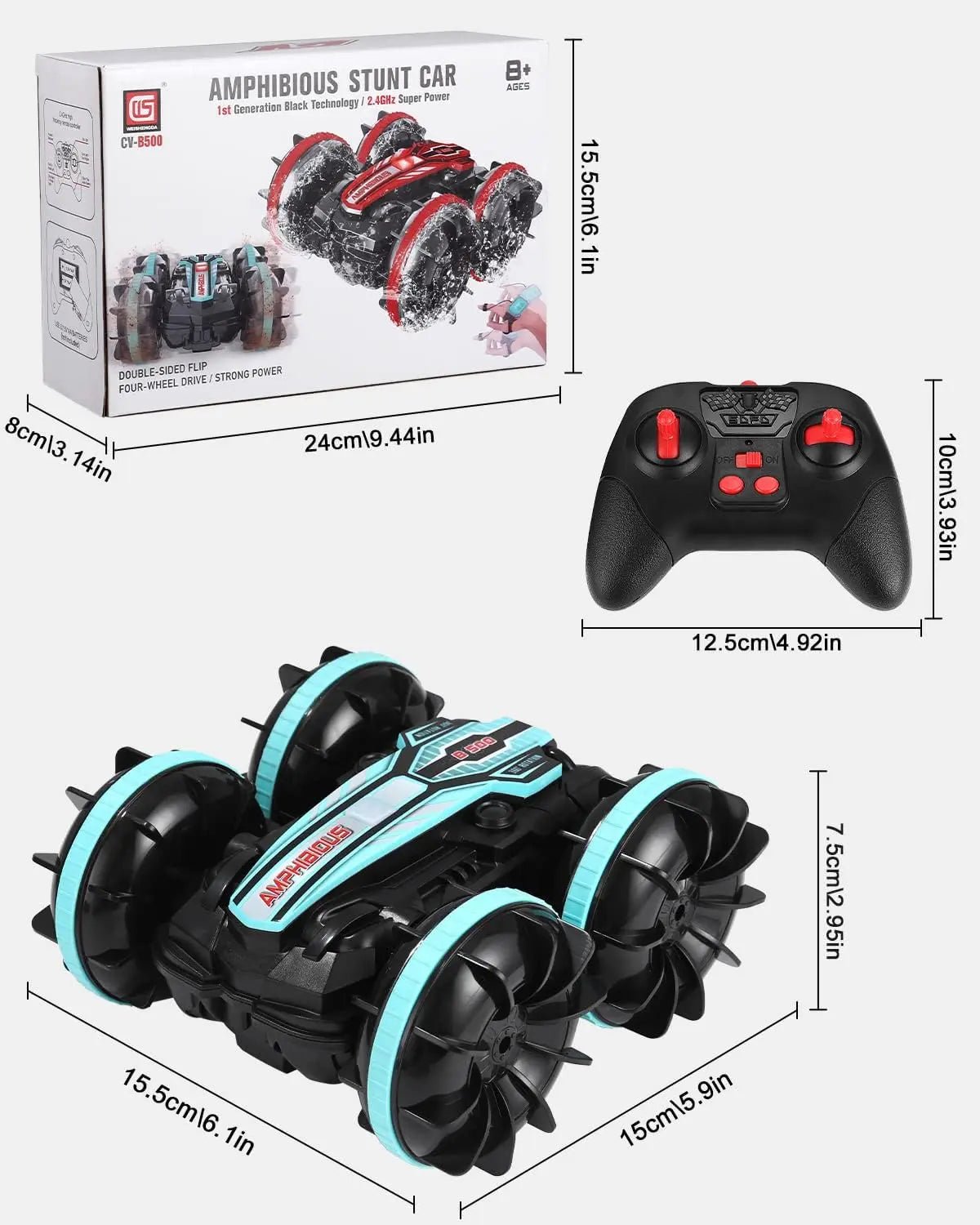 RC Water Stunt Car for Kids & Adults (CX-85)